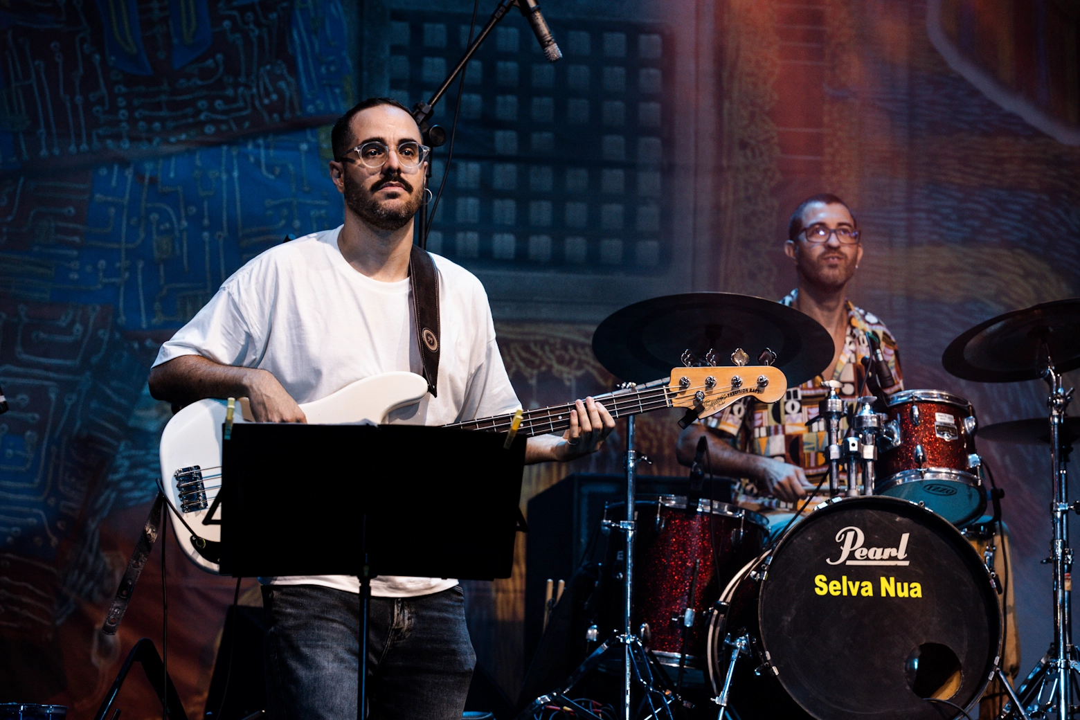 Miguel e Marcinho, Praça do Arsenal   | Foto por Hannah Carvalho