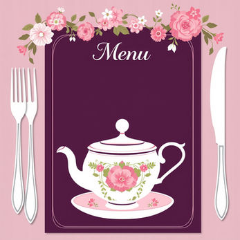 Tea party food menu