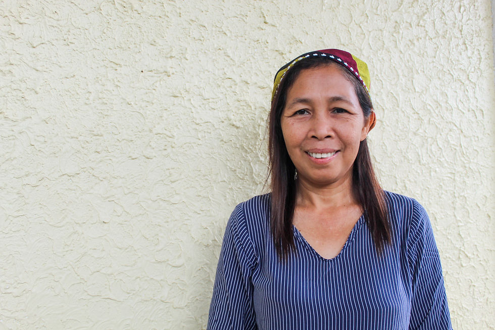 A portrait of Loreta 'Inday' Alsa (May 2026)
