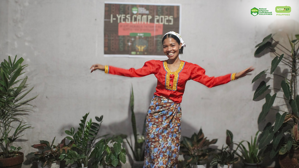 Portrait of Monitte Lantas, Tagbanwa youth leader and NKKN president, in South Palawan