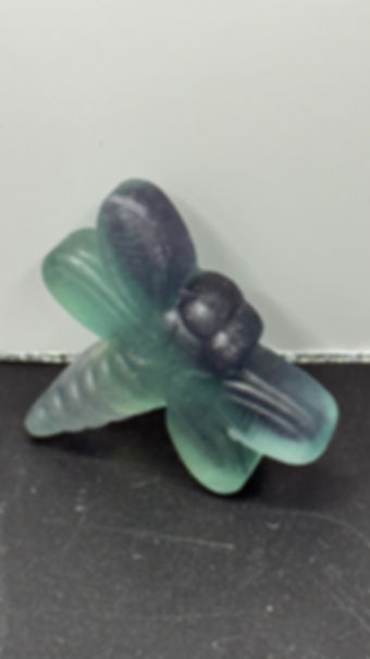Rainbow Fluorite Dragonfly for Home Décor and Collector Display