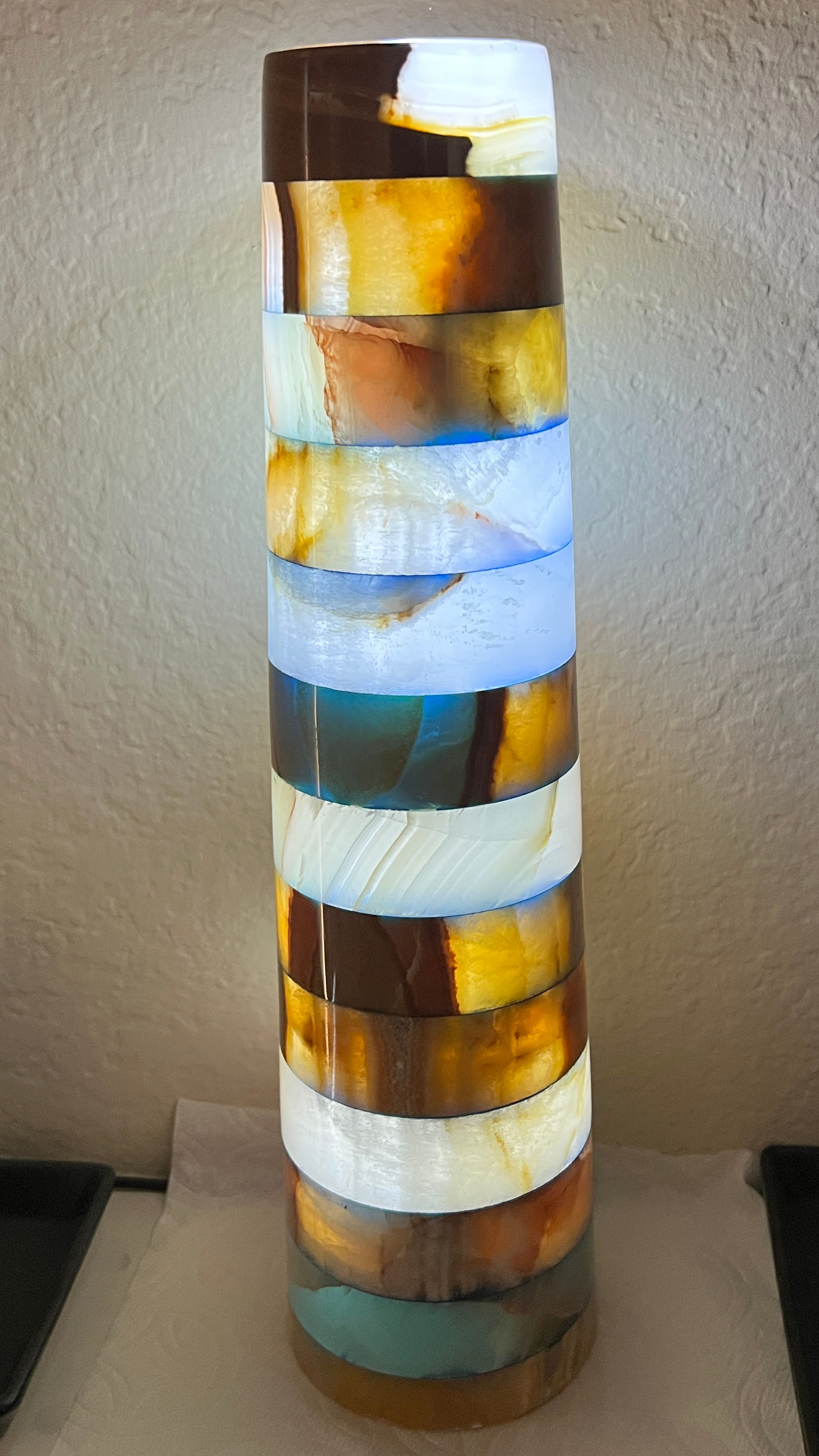 Multi-Color Onyx Vase (8.8lbs)