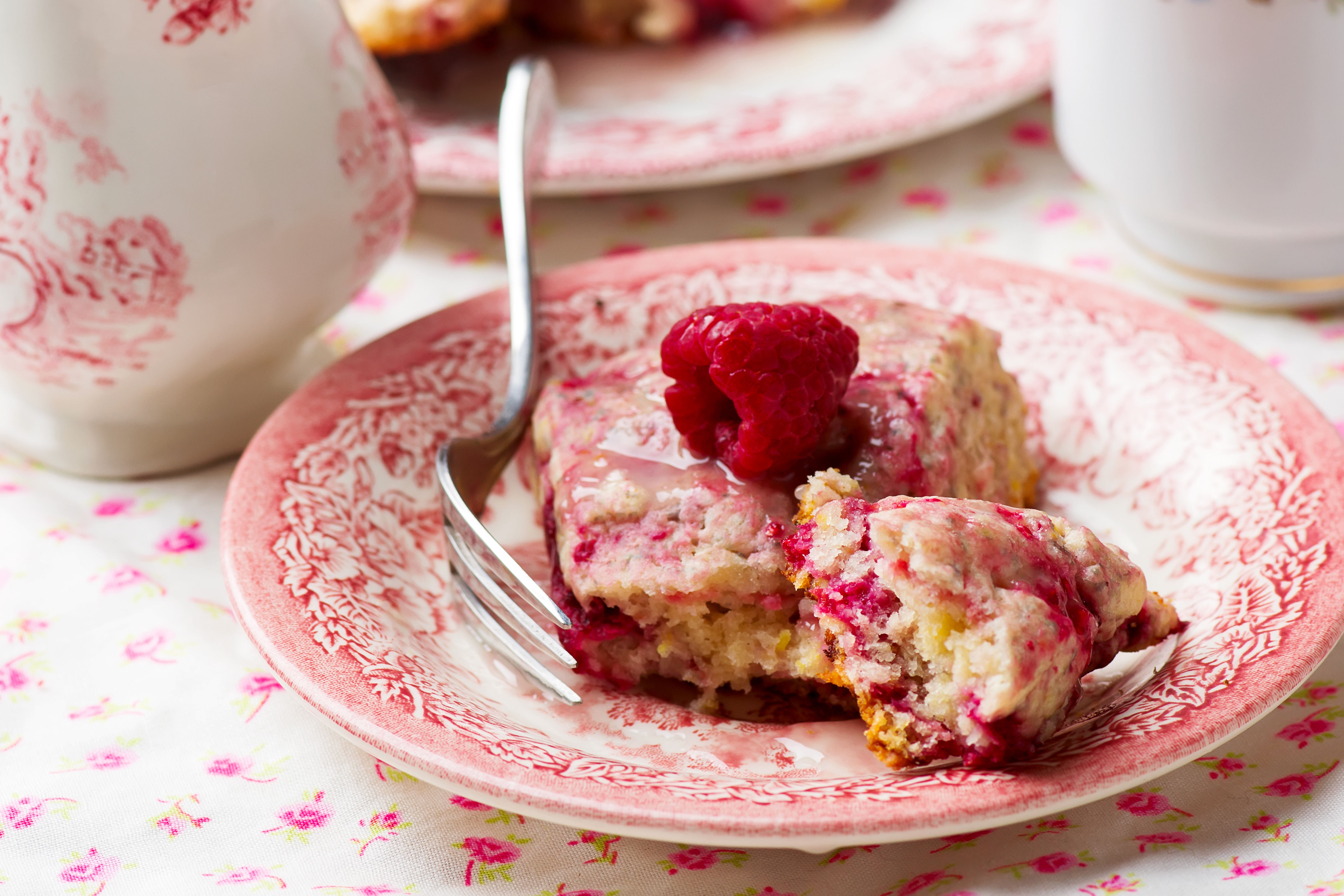 Raspberry White Chocolate Scones