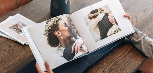 wedding book photo