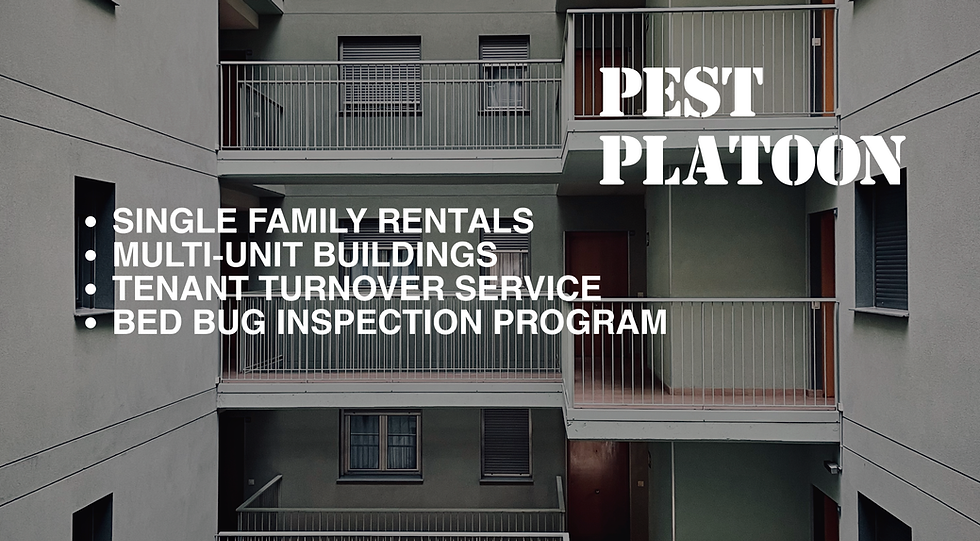 Pest Platoon apartment and rental property pest control services Delaware County and Main Line
