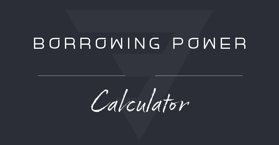 Home Loan Borrowing Power Calculator