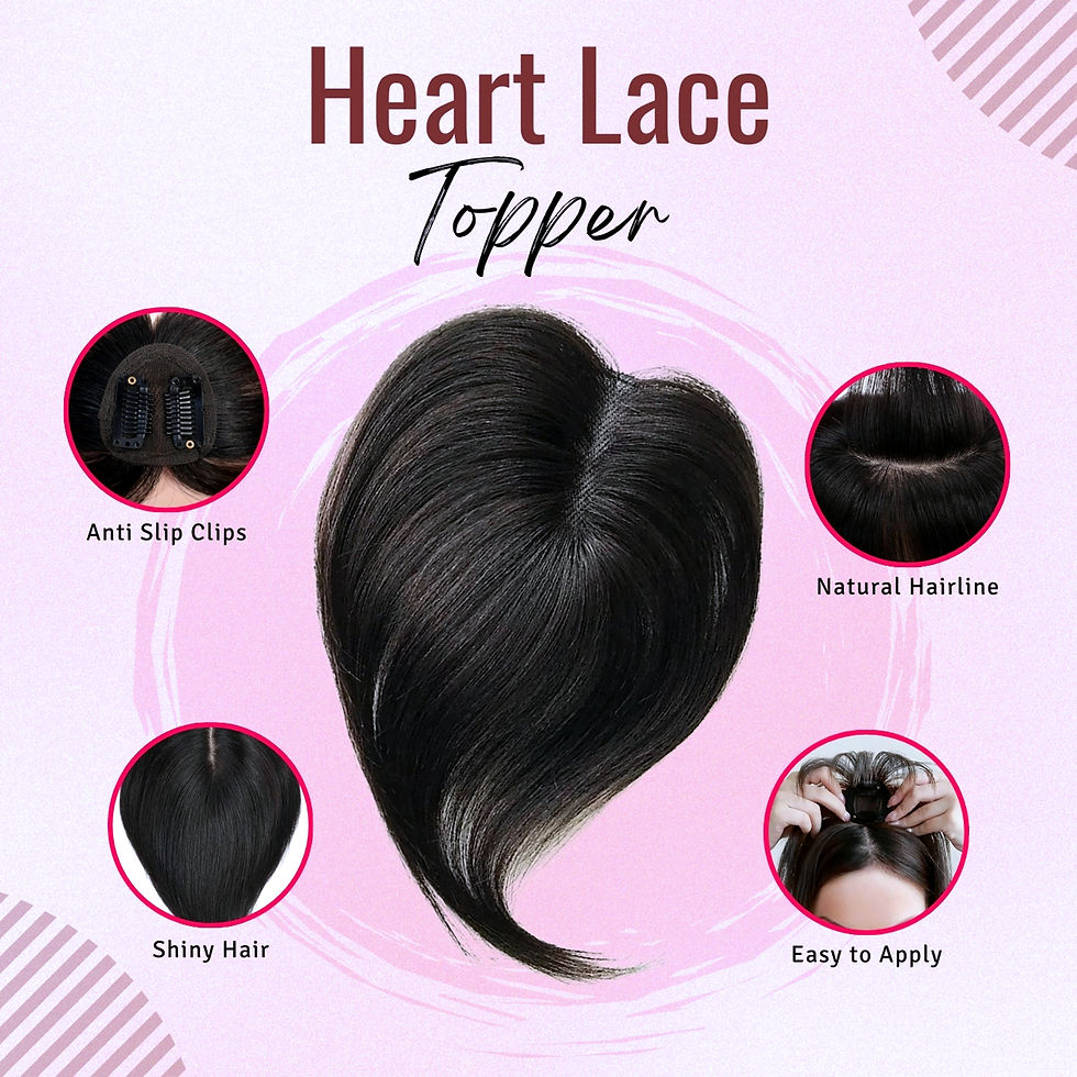 Thumbnail: Heart Lace Topper (Human Hair)