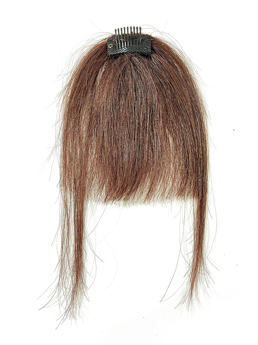 Thumbnail: Thin Neat Air Bangs Clip in Fringe Front Hairpiece (Brown)