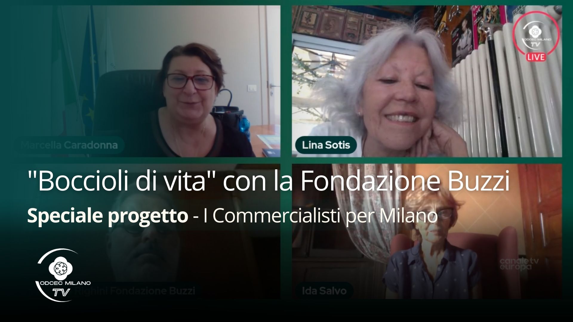 I Commercialisti per Milano - Progetto "Boccioli di vita" con la Fondazione Buzzi