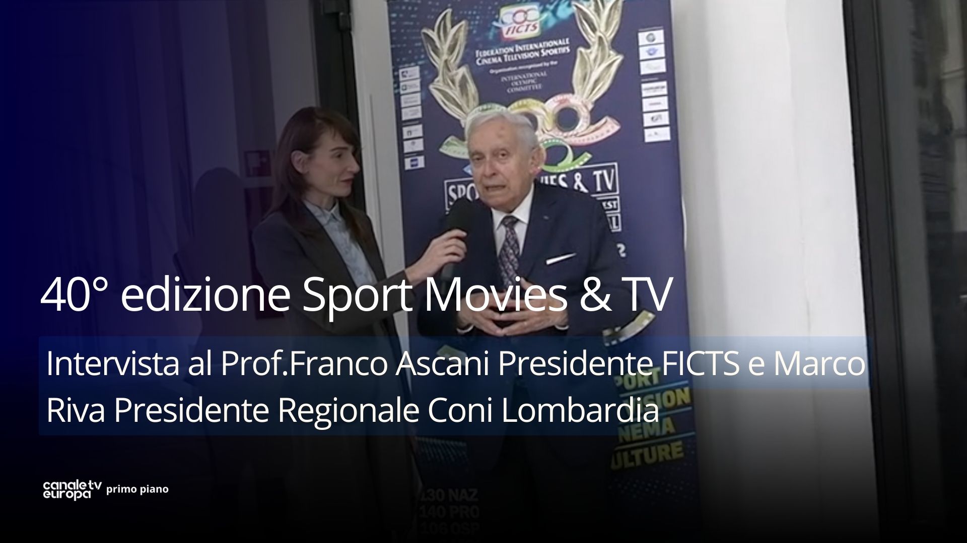 Presentazione 40° edizione Sport Movies & Tv