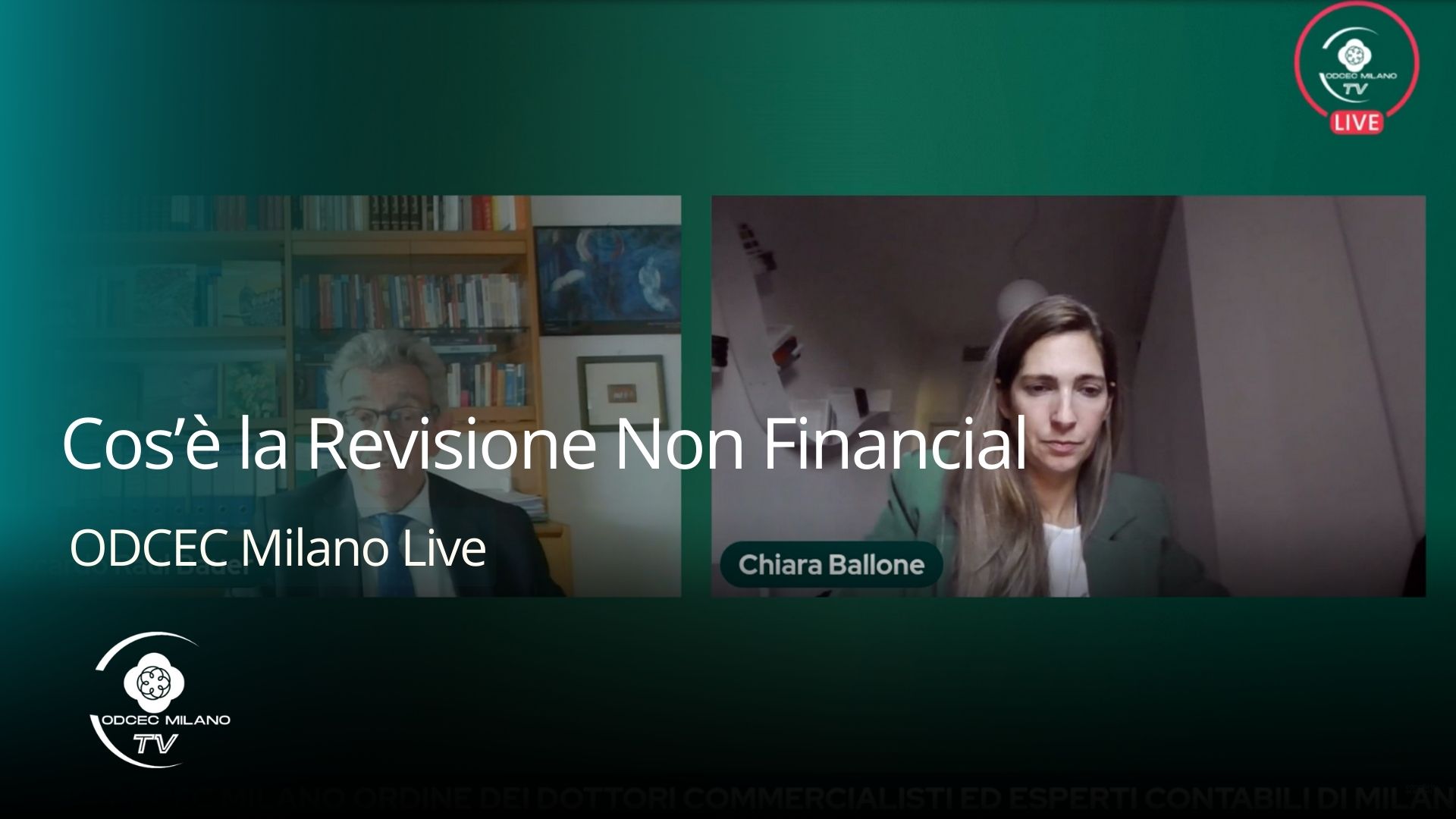 LIVE “Cos’è la Revisione Non Financial