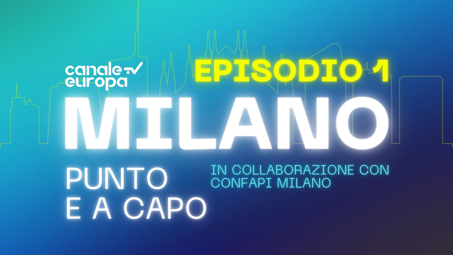 Milano Punto e A Capo - Puntata 1