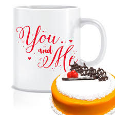 You and me Mug with cake