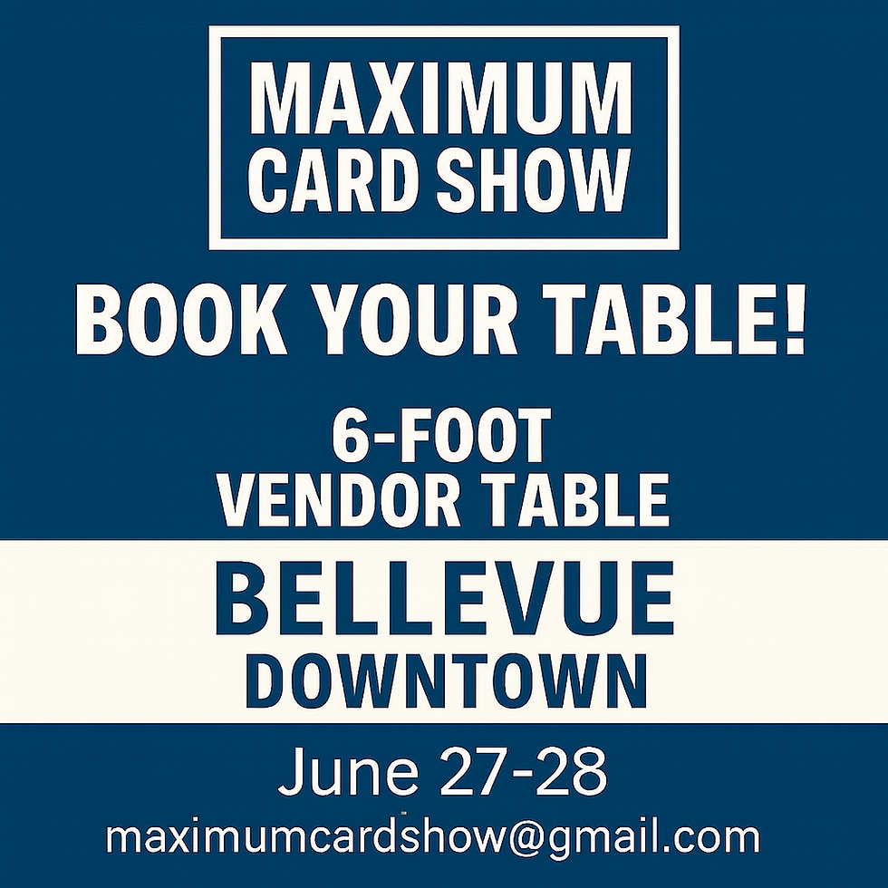 Vendors | Maximum Card Show Vendors | Maximum Card Show