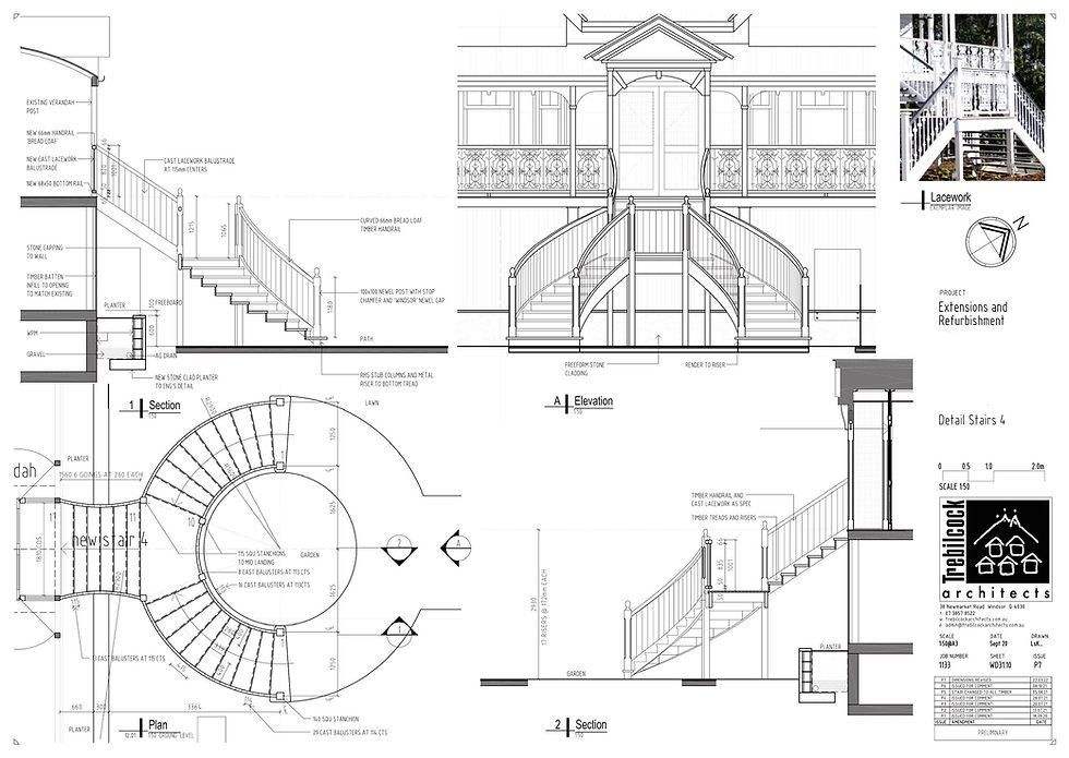 Trebilcock butterfly staircase plans