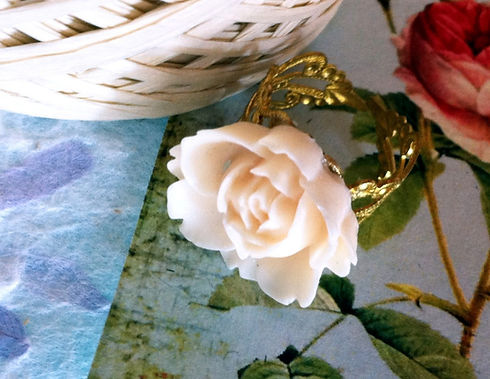 Peach Rose Ring 