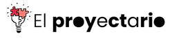 Logotipo de El proyectario en letra negra