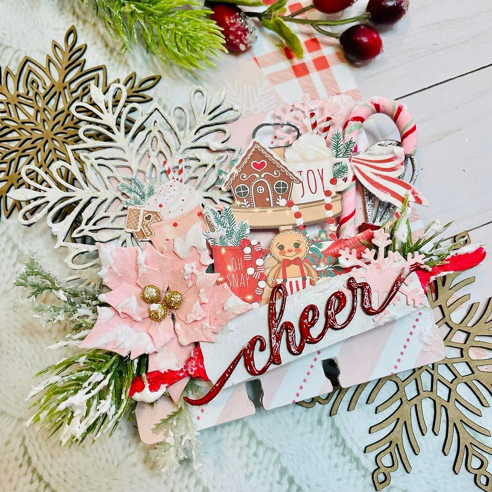 Thumbnail: Large Snowflake Chipboard 
