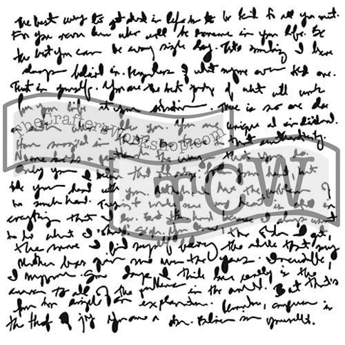 12 x 12 Believe Script Text