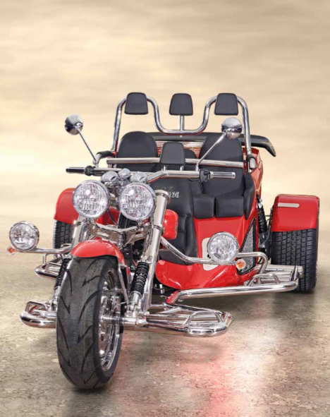 boom mustang family trike