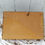 Thumbnail: Vintage wooden cutlery tray with handle hardboard base