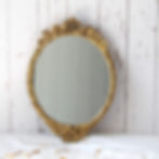 antique carved gilt wall mirror
