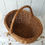 Thumbnail: Inside view Vintage wicker shopping basket