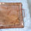 Thumbnail: Antique John Pearson Hammered Copper Tray with side handles