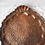 Thumbnail: vintage arts and crafts copper tray with fluted rim