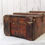 Thumbnail: vintage wooden advertising crate with lid