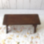 vintage folding wooden shelf