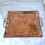 Thumbnail: Antique John Pearson Hammered Copper Tray with side handles