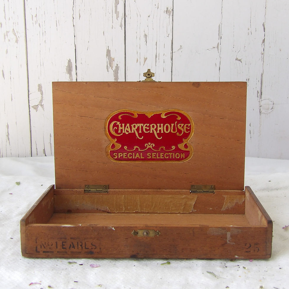 Thumbnail: vintage charterhouse cigar box