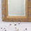 Thumbnail: antique gold wooden frame mirror with carved rim