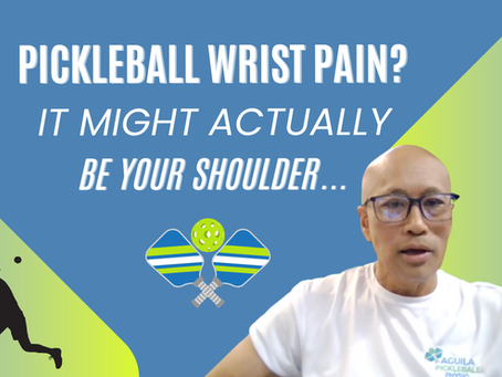 Pickleball Wrist Pain? It Might Actually Be Your Shoulder...