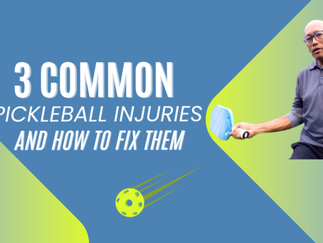3 Common Pickleball Injuries & How to Fix Them (Shoulder, Elbow & Back Pain)