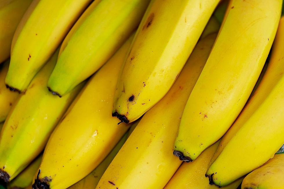 Bunch of ripe bananas