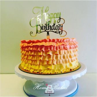 Ruffles custom birthday cake lonavala