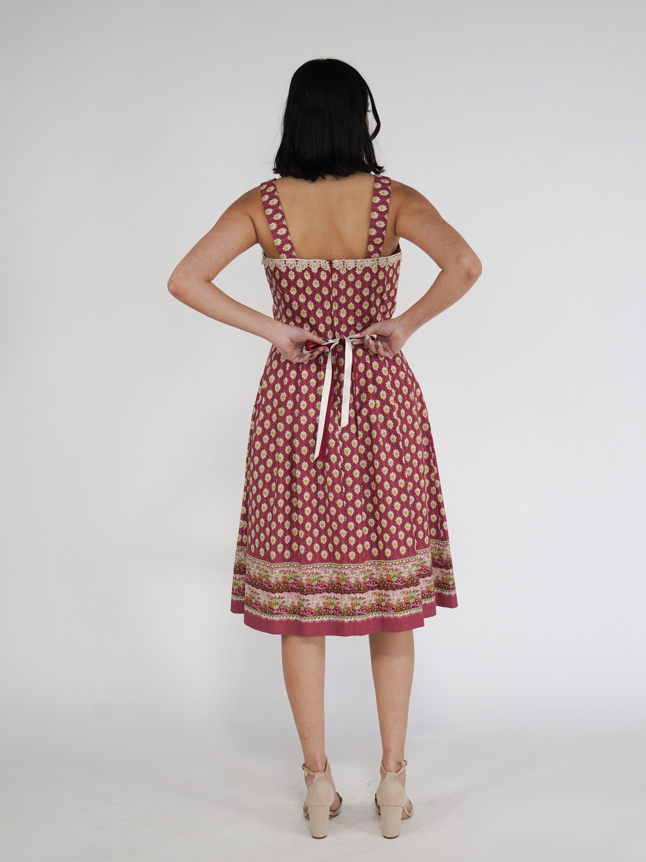 Vintage floral sundress