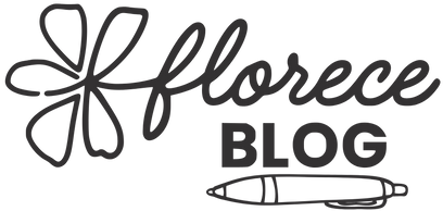 Logo de Florece Estudio Blog con una flor dibujada y una pluma, símbolo del espacio cristiano de reflexiones