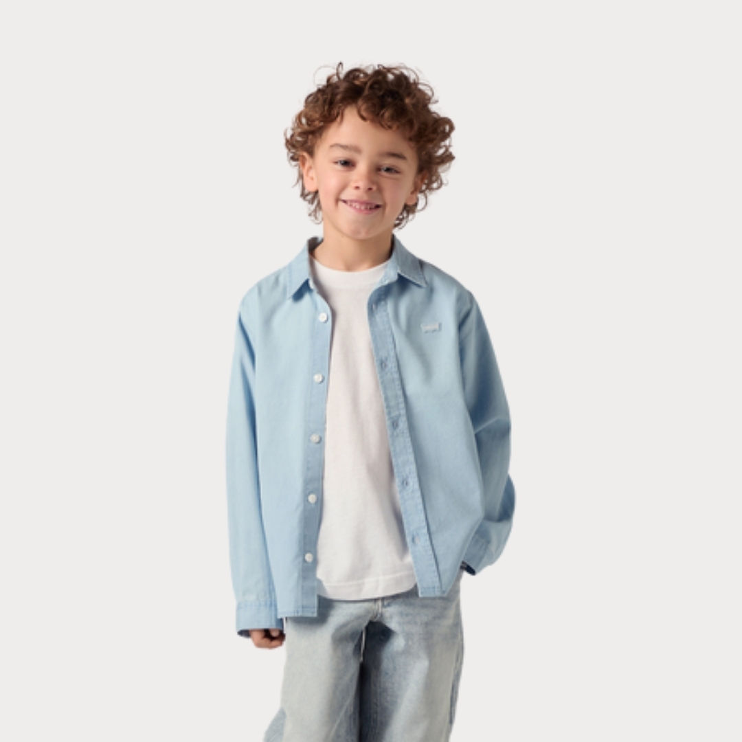Little Boy Battery Denim Shirt