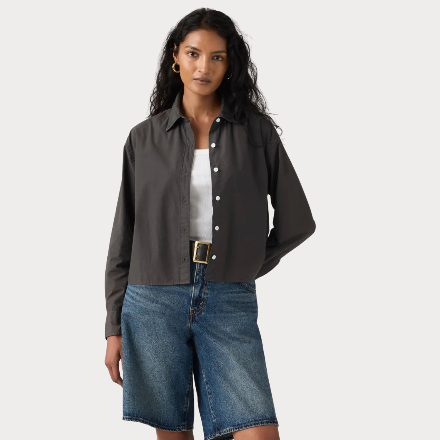 Women's Cropped Harlie Shirt