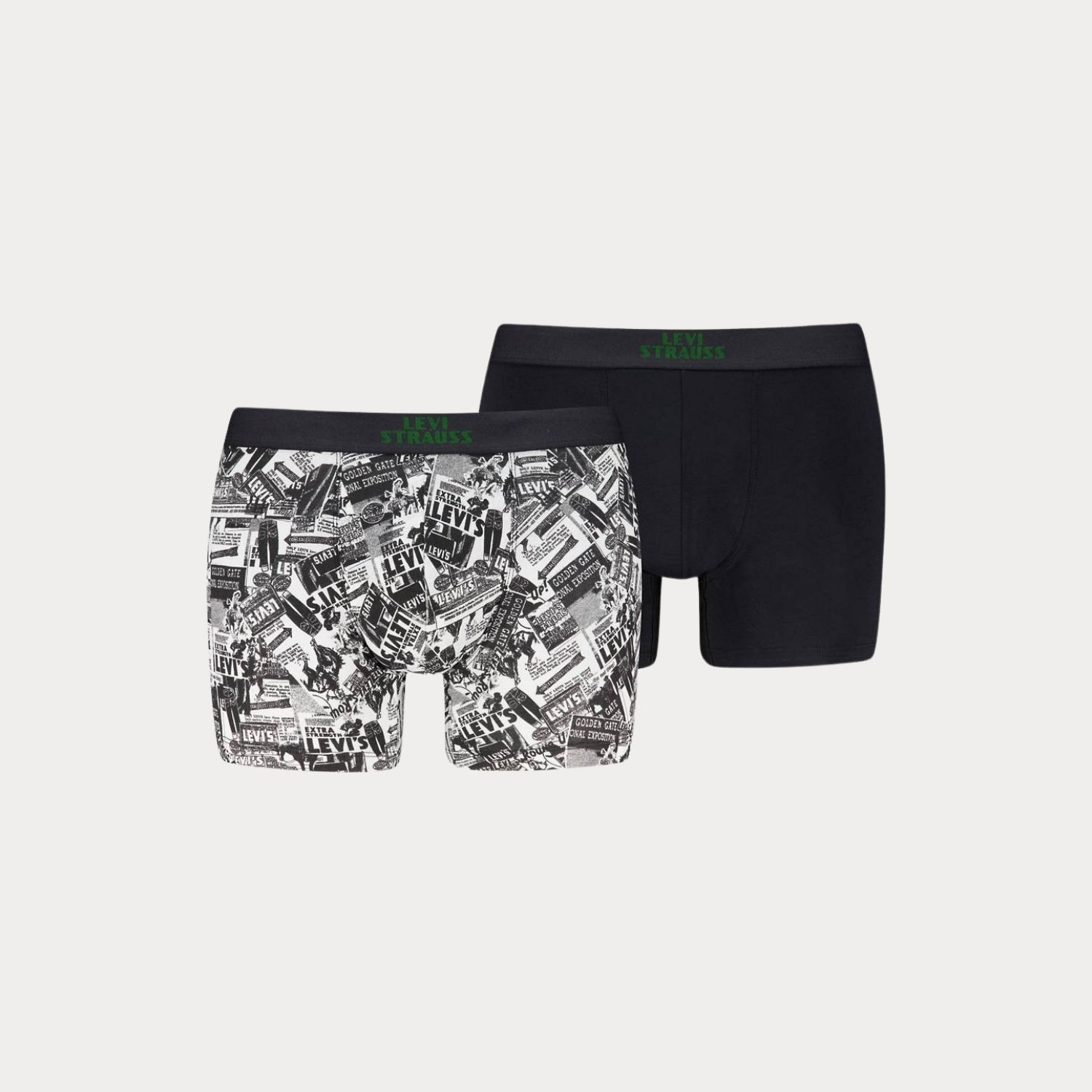Men' Newspaper Boxer Brief - 2 Pack