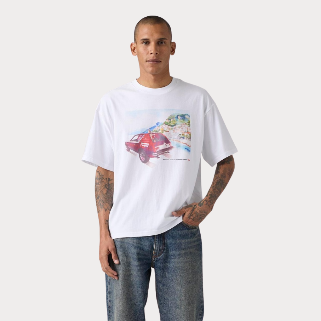 Men's Relaxed Fit Graphic Boxy T-shirt