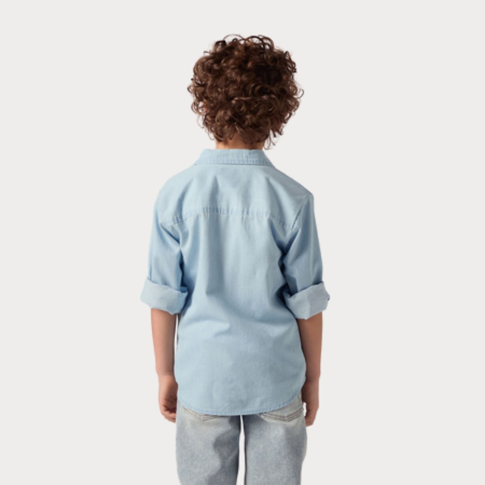 Thumbnail: Little Boy Battery Denim Shirt