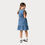 Thumbnail: Little Girl Dress - Denim - Dance Around