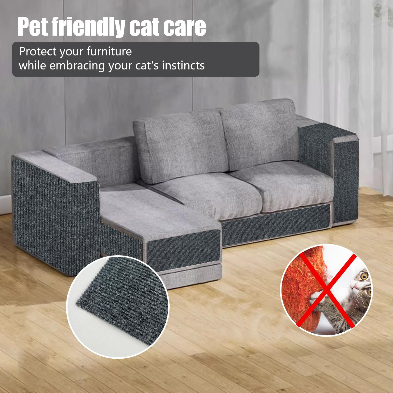 ScratchStop™ Self-Adhesive Furniture Protector