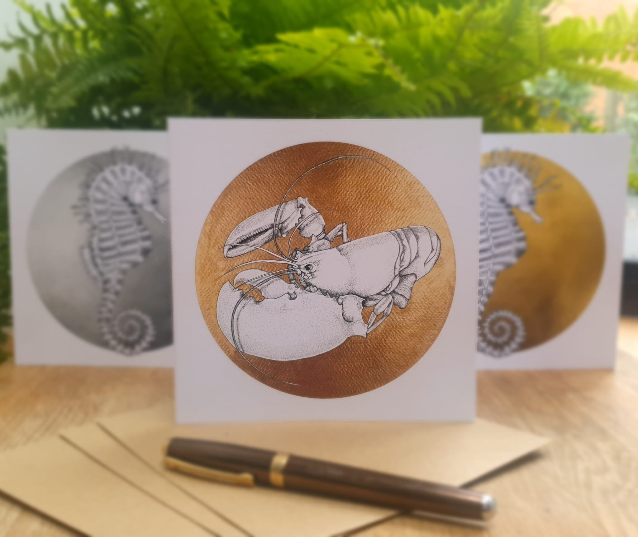 Luna the Lobster - Bronze - Card