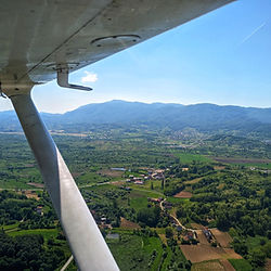 let helikopterom iznad varaždina