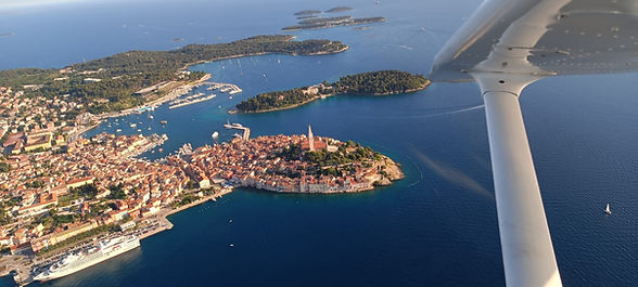 panoramic flight Rovinj